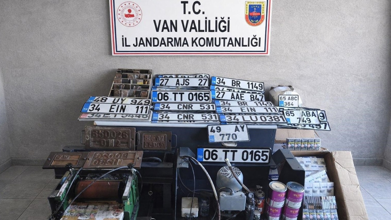 Van’da Sahte Plaka Üretimine Geçit Yok
